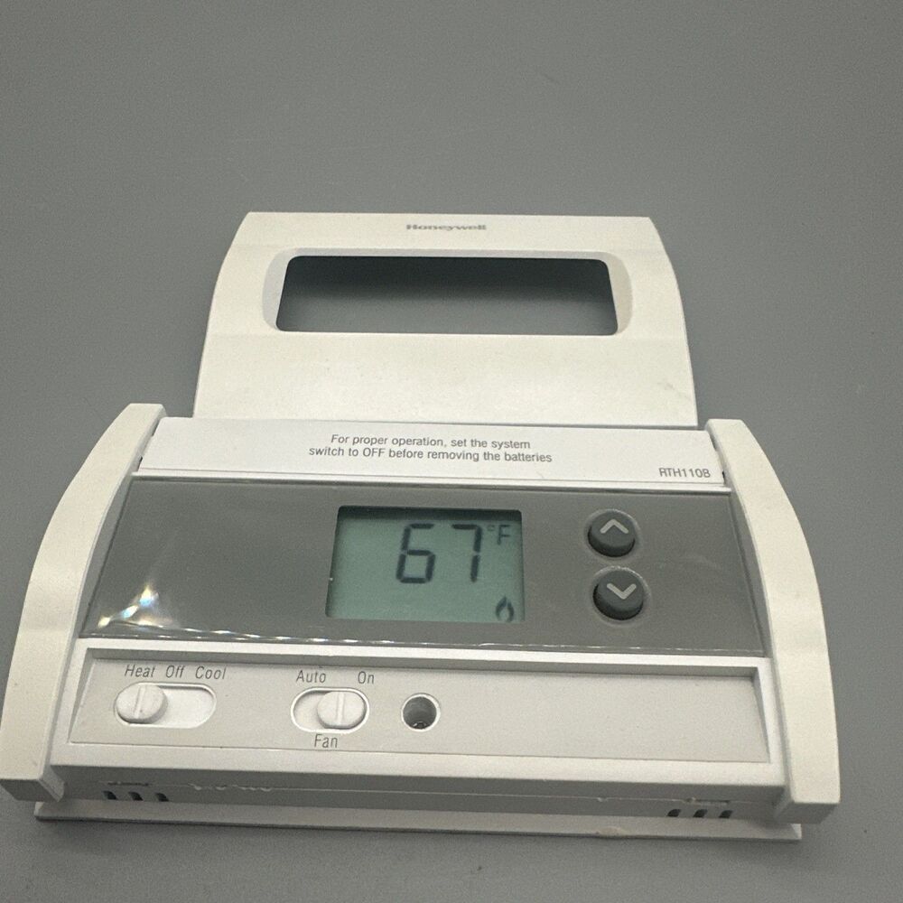 Honeywell RTH110B Horizontal Digital Manual Thermostat Non Programmable Tested